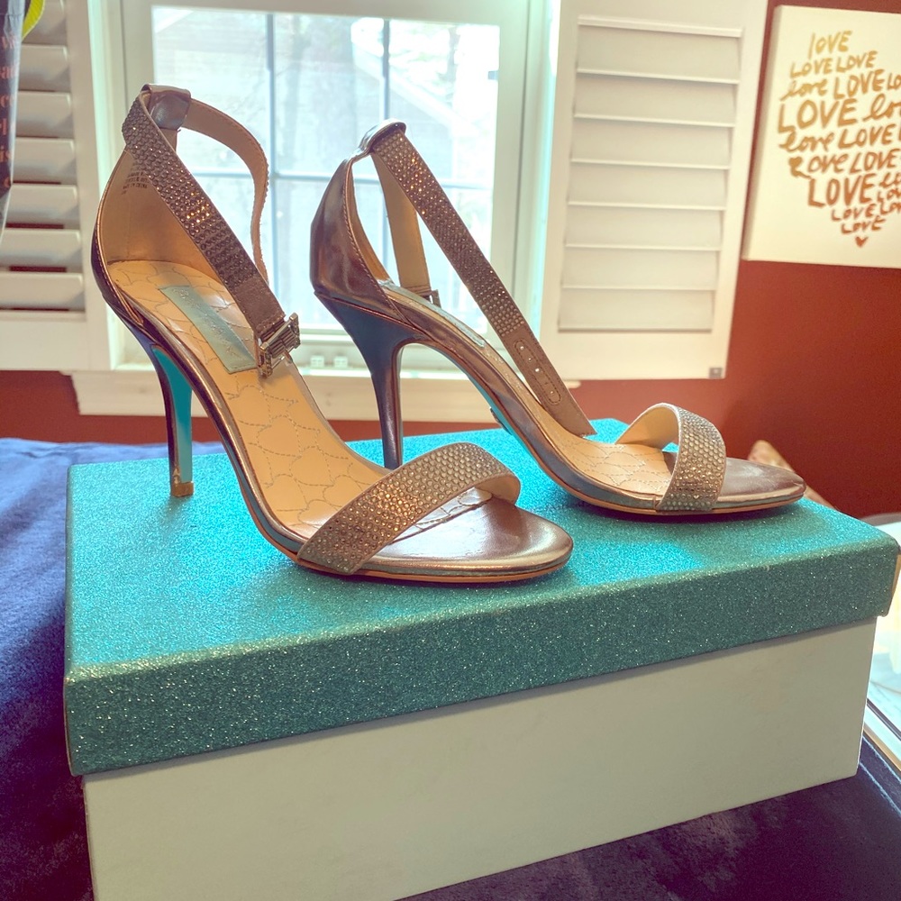Blue by Betsy Johnson heels